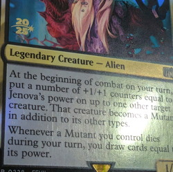 Jenova, Ancient Calamity - Pre-release Foil Stamped Promo - Final Fantasy MTG - Image 3