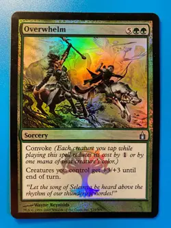 MTG 1x FOIL Overwhelm # 175 Ravnica: City of Guilds Magic the Gathering x1 NM - Image 1