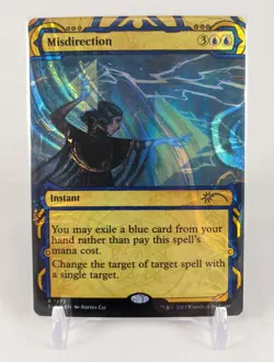 Misdirection MTG Secret Lair [Halo Foil] Magic The Gathering SLD #1272 UNPLAYED - Image 1
