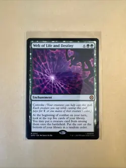 MTG Web of Life and Destiny SPM 0122 M NM Regular - Image 1