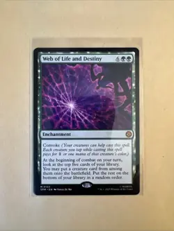 MTG Web of Life and Destiny SPM 0122 M NM Regular - Image 2