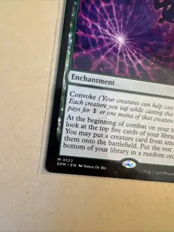 MTG Web of Life and Destiny SPM 0122 M NM Regular - Image 3