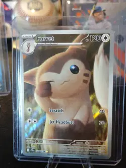Furret 168/159 Journey Together 2025 Illustration NM Condition Art Rare Pokemon - Image 1