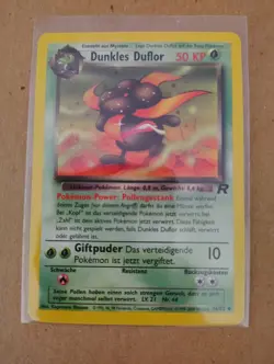 Pokemon German Dark Gloom/Dunkles Duflor Team Rocket Unlimited 36/82 Non-holo... - Image 1