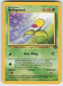 Bellsprout Common Jungle 49/64 Pokemon - Image 1
