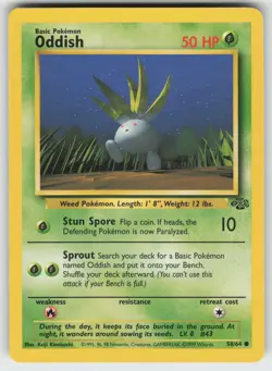 Oddish Common Jungle 58/64 Pokemon - Image 1