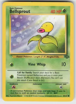 Bellsprout Common Jungle 49/64 Pokemon - Image 1