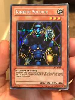 🔥YUGIOH • KINETIC SOLDIER • PRISMATIC SECRET RARE • WC4-002 • PROMO • VLP🔥 - Image 1
