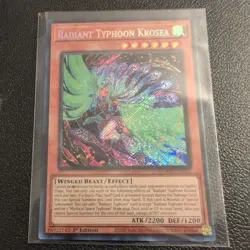 Yugioh Doom of Dimensions - Radiant Typhoon Krosea - Secret Rare - DOOD-EN015 - Image 1