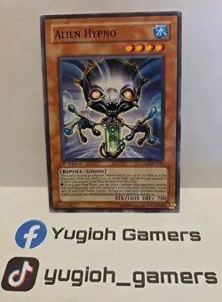 YUGIOH ALIEN HYPNO GLAS 1ST EDITION COMMON LIGHT PLAYED - Image 1