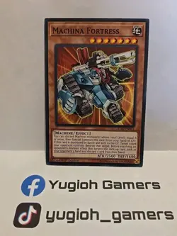 YUGIOH MACHINA FORTRESS LEDD 1ST EDITION COMMON LIGHT PLAYED - Image 1