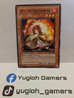 YUGIOH HIITA THE DIRE CHARMER TLM 1ST EDITION COMMON LIGHT PLAYED - Image 1