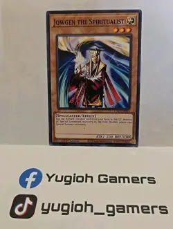 YUGIOH JOWGEN THE SPIRITUALIST LDS3 1ST EDITION COMMON LIGHT PLAYED - Image 1