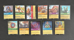Disney Lorcana Azurite Sea Lot of 11 FOIL Cards - Tadashi Dale Peter Rare Super - Image 1