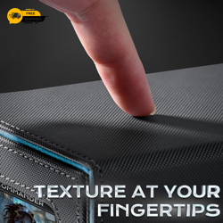 Card Deck Box with Display Window,Mtg Commander Deck Box Fits 200 Double-Sleeved - Image 4