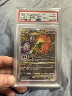 Charizard VSTAR SWSH262 SWSH: Sword & Shield Promo Cards Holo PSA 10 - Image 1
