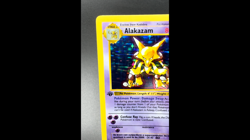 1st Edition Alakazam 1/102 SHADOWLESS Base Set 1999 Holo Rare WOTC Pokemon Card - Image 2