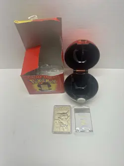 23K Gold Plated - Pokemon PIKACHU Trading Card Ball w/ Box - Image 2