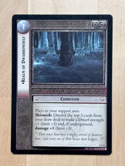 DWARF (RARE) COLLECTION (LORD OF THE RINGS TCG, LOT OF 1O RARE CARDS) - Image 4