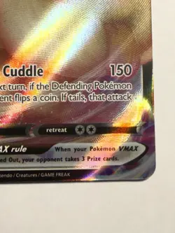 Eevee Vmax SWSH087 NM Full Art Promo Rare Pokemon Card Mint - Image 4