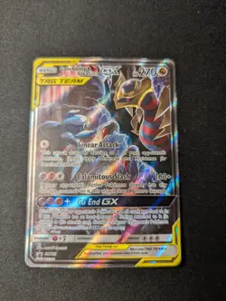 Garchomp & Giratina GX SM193 - Tag Team - Pokemon Card - Played - Image 1