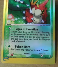 Wurmple 78/109 Common Reverse-Holo Ruby & Sapphire Set Pokemon Card LP - Image 3
