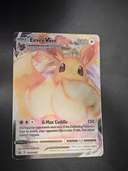 Eevee VMAX - SWSH087 - Full Art Ultra Rare Black Star Promo - Pokemon Card - NM - Image 1