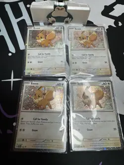 POKEMON Eevee - 200 (Cosmos Holo) PROMO (Destined Rivals) | 4 Card LOT! - Image 2