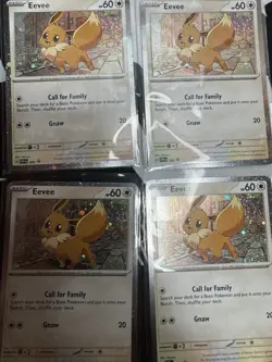 POKEMON Eevee - 200 (Cosmos Holo) PROMO (Destined Rivals) | 4 Card LOT! - Image 3