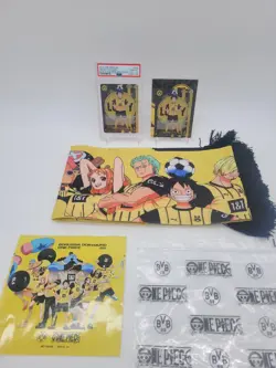 Bvb x One Piece PSA 10 + Goodie Bag + Card Monkey D Luffy Promo Card ST13-003 - Image 1