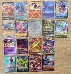 Pokemon Mixed Lot Of 18 Cards! Pokemon Holo/Art Rare/Illustration - Image 1