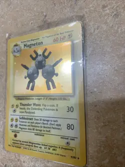 Pokemon TCG Magneton Base Set Holo Rare Card 9/102 - Image 2