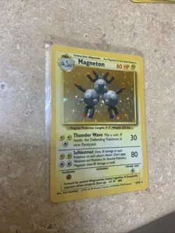 Pokemon TCG Magneton Base Set Holo Rare Card 9/102 - Image 3