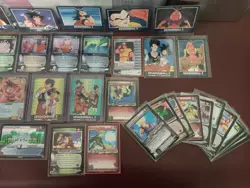 Dragon Ball Z Vintage Trading Cards 98 Card Lot With Full Art Holos - Image 2