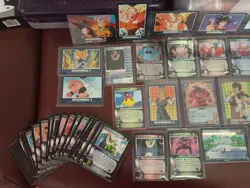Dragon Ball Z Vintage Trading Cards 98 Card Lot With Full Art Holos - Image 3