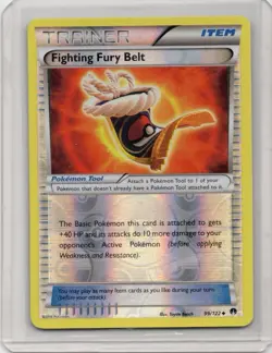 Pokemon Card - Fighting Fury Belt Reverse - 99/122 - BREAKpoint - 2016 - Image 1