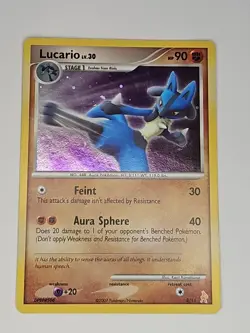 Lucario 3/11 Holofoil Half Deck 2007 Diamond and Pearl Pokemon Card - Image 1