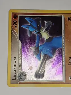 Lucario 3/11 Holofoil Half Deck 2007 Diamond and Pearl Pokemon Card - Image 3