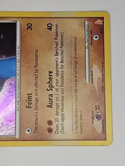 Lucario 3/11 Holofoil Half Deck 2007 Diamond and Pearl Pokemon Card - Image 4