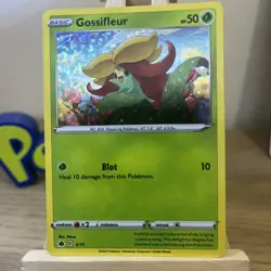 3/15 Gossifleur Holo Rare Match Battle McDonald's 2022 Promo Pokemon TCG Card - Image 1