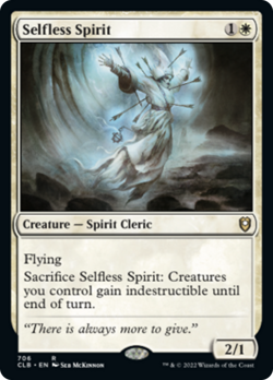 Selfless Spirit Commander Legends: Battle for Baldur's Gate NM CARD ABUGames - Image 1