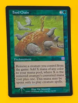 MTG FOOD CHAIN (Foil) Mercadian Masques (OldManMTG 004-001) - Image 1
