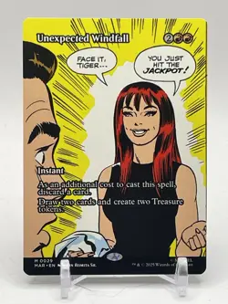 Unexpected Windfall (Borderless) Marvel Universe Eternal-Legal Regular - Image 1