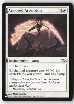 MTG - Armored Ascension U (The List) 2/301 LP-NM - Image 1