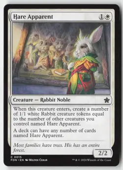MTG - Hare Apparent C Foundations 15 LP-NM - Image 1