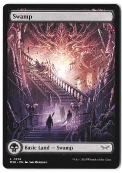 Swamp - Full Art #274 Duskmourn: House of Horror NM - Image 1