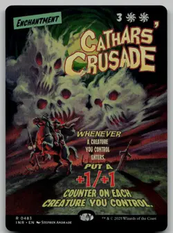 Cathars' Crusade (Showcase) R Innistrad Remastered 483 NM - Image 1