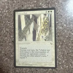 1994 Magic The Gathering - The Dark Angry Mob - MTG - LP - Image 1