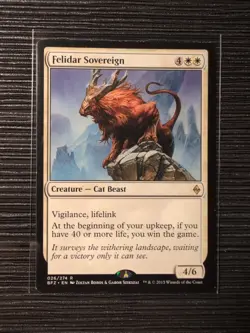 Felidar Sovereign Battle for Zendikar Regular - Image 1