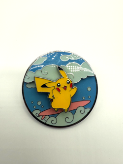 Pokemon Celebrations 25th Anniversary Flying + Surfing Pikachu Pin - Image 1
